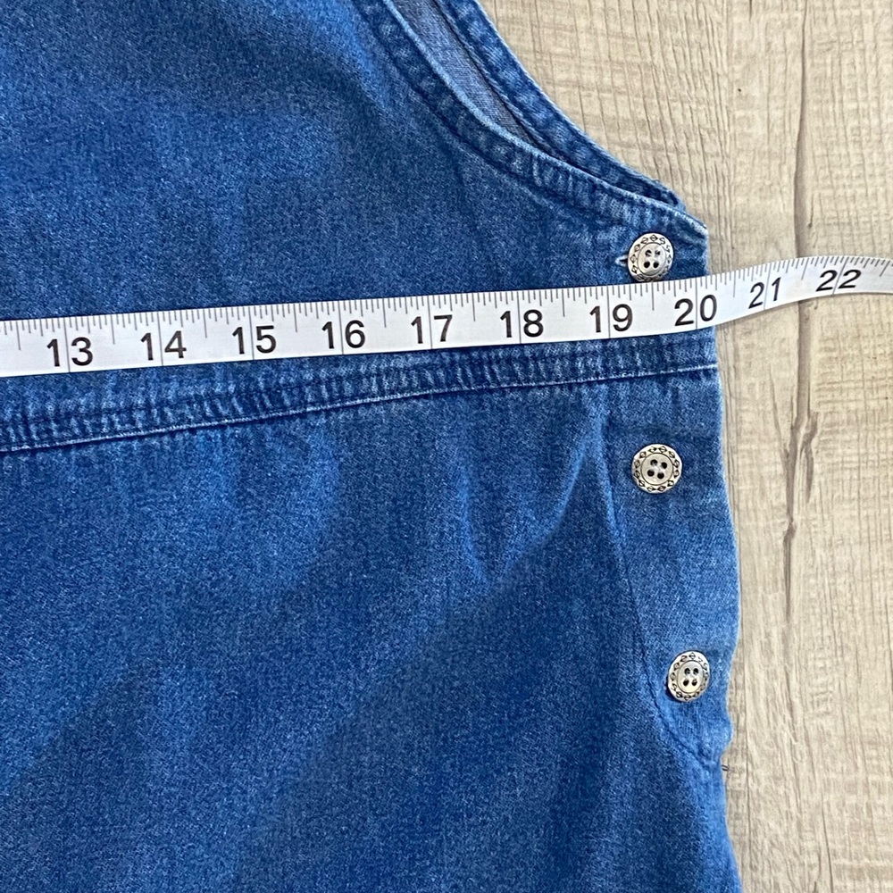 Casual Blue Denim Midi Dress - Picture 8 of 10